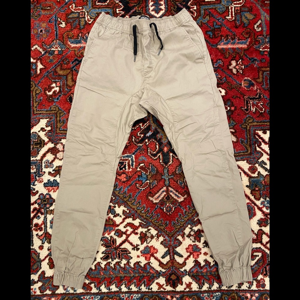 Zanerobe Sureshot Jogger Pants Tan/Khaki Men’s 32 Waist Excellent